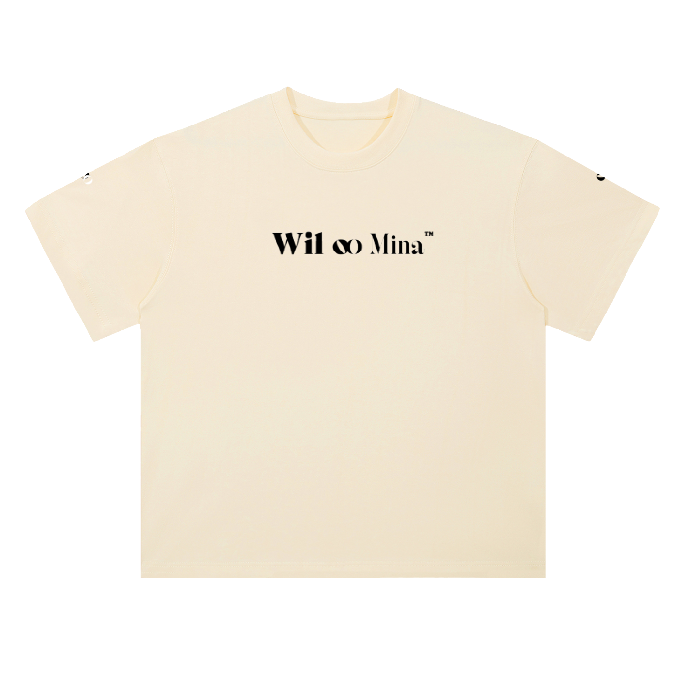 Wilomina Signature Tee -- Crème
