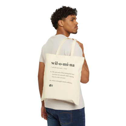 "wil·o·mi·na" Definition Everyday Tote Bag